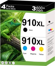 910XL Ink Cartridges Combo Pack Replacement for HP 910 XL Work for OfficeJet Pro picture