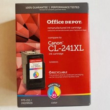 Office Depot Remanufactured High-Yield Tricolor Ink Comparable To Canon CL-241XL picture
