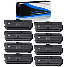 8PK Black CF360A Toner Cartridge for HP 508A LaserJet Enterprise M553n M553dn picture