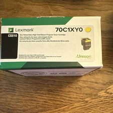 Lexmark 70C1XY0 Yellow Extra High Yield Return Program Toner CS510 picture