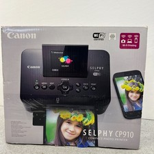 Canon Selphy CP910 Compact Photo Printer Black Wifi New in Box picture
