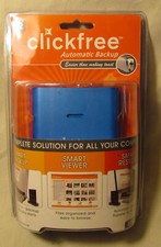 BRAND NEW Clickfree 320GB Automatic Backup External USB Hard Drive Blue picture