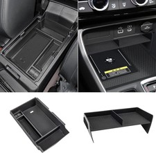 2PCS Center Console Organizer Tray and Armrest Storage Box Compatible with picture