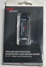 Ritz Gear OTG USB Card Reader/Writer for SD SDHC microSD MMC RS-MMC, Micro USB picture