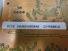 SIIG JJ-P20012 IO1878 V2.0 PARALLEL PCI CARD ADAPTER picture