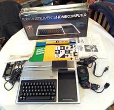 Texas Instruments TI-99/4A Computer Boxed Complete Game Paperwork Works Perfect picture