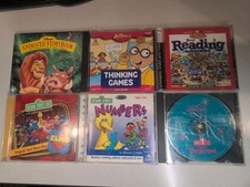 Sesame Street Lion King Arthur Busytown Lot Of 6 CD Educational Games Bundle picture