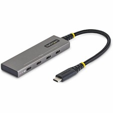 StarTech 4-Port USB-C Hub, 10Gbps, 100W PD Charging, 4x USB-C Ports, Overcurrent picture