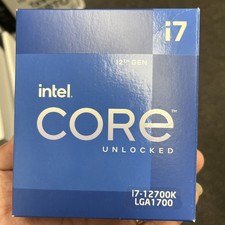 NEW Intel Core  i7-12700K 12th Gen 25MB Cache LGA 1700 BX8071512700K - SEALED picture