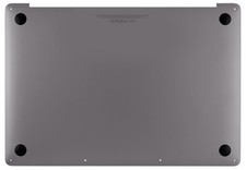 OEM MacBook Pro 15 2018 2019 A1990 Bottom Case Cover - Space Gray Grade B picture