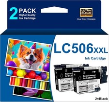 LC506XXL Ink Cartridges 2-Pack Black [Compatible With Brother] SHOVTEN Chip BN picture