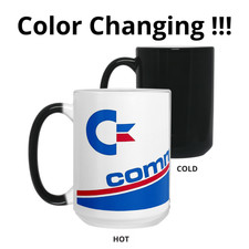 Commodore 64 Heat Activated Color Changing Mug - 15oz Retro Computer Geek Gift picture