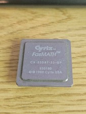 Vintage Retro Clean Cyrix FasMath Coprocessor CX-83D87-33-GP  IC/CPU Upgrade picture