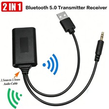 2 IN 1 Wireless Bluetooth 5.0 Transmitter Receiver Audio 3.5mm Jack Aux Adapter picture