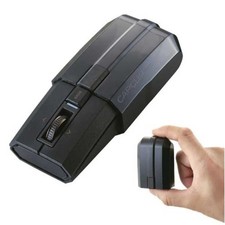 ELECOM CAPCLIP PRO Bluetooth Wireless Optical Mouse 4 Button Black M-CCP1BBBK picture