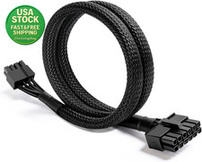 12 Pin to 6+2 Pin PCIE Power Cable 65Cm for Be Quiet Modular Power Supply picture