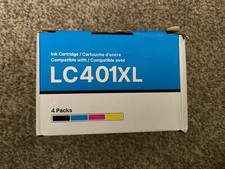 LC401XL Ink Cartridges for Brother Printer, High Yield, Compatible 4-Pack CMYK picture