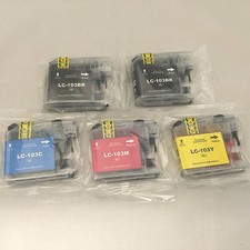 LC103 Black C M Y Ink Cartridge for Brother MFCJ4710DW MFC-J875DW MFCJ650DW 5PK picture