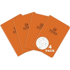 BIYAMI 4 Pack All Weather Notepad 5.3x3.6 inch Waterproof Orange Only  picture