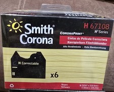 Sealed Smith Corona High Yield Correctable Film Ribbons H Series H67108 Box of 6 picture