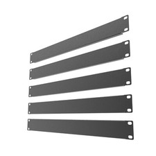 QiaoYoubang 5 Pack of 1U Blank Panel - Metal Rack Mount Filler Panel for 19in... picture