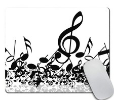 Amcove Musical Notes Mousepad,Funny Mousepad,Desk Accessory,Cute Mouse pad 9.... picture