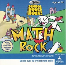 Vintage The Learning Company Schoolhouse Rock Math Rock (PC, 1998) picture