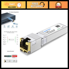 10G SFP+ RJ45 Copper Transceiver Module, 10GBASE-T Ethernet Adapter, 30m Range picture