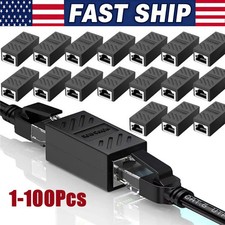 RJ45 Inline CouplerCat7/Cat6/Cat5e Ethernet Network lot Cable Extender Connector picture