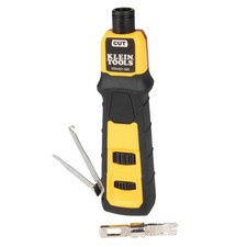 Impact Punchdown Tool with 66/110 Blade, Adjustable Force, CAT Cable Connector, picture
