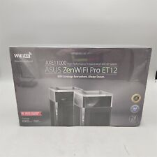 -NEW- ASUS ZenWiFi Pro AXE11000 Tri-Band WiFi 6E Mesh System (ET12 2PK) picture