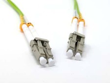 20M 100GB Om5 Multimode Duplex Fiber Optic Cable 50/125 LC Lime Green Patch Cord picture