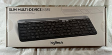 NEW Logitech K585 Multi-Device Slim Wireless Keyboard Graphite 920-011479 picture