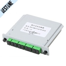 SC APC 1x8 1:8 1 to 8 PLC Fiber Optical Splitter SM FTTH CATV Optic Splitter picture