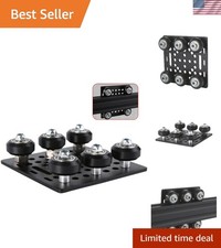 1-Pack Assembled 2040 V Gantry Plate Kit with 6pcs V Solid POM Wheels Only Co... picture