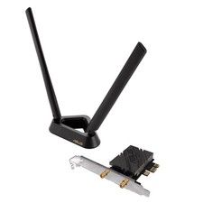 ASUS PCE-BE92BT WiFi 7 PCI-E Adapter with 2 External Antennas Magnetic Base picture