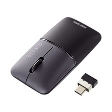 Sanwa Supply Wireless Blue LED Mouse SLIMO Black MA-WCBS310BK NEW picture