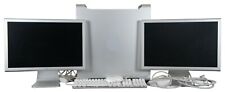 Vintage Apple Lot Power Mac G5 OS X 2 Computer Screens Keyboard Mouse picture