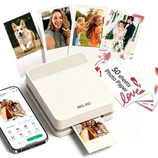 Nelko Portable Photo Printer, PP03 Color Mini Printer for PP03, Beige picture