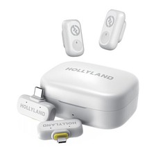 Hollyland LARK A1 Combo 2-Person Wireless Microphone with USB-C and Lightning picture