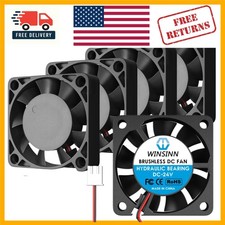 Ultra-Quiet 40mm 24V Fan Replacement - 5-Pack with Hydraulic Bearing Technology picture