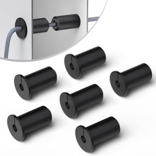 6 PCS Starlink Wall Grommets 3/4 Inch Rubber Bushing Grommet for Black picture