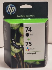 HP 74 black + 75 tri-color Combo-pack  HP Deskjet D4260, D4360 HP Officejet J575 picture