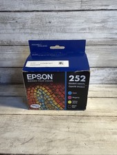 New Genuine Epson 252 Ink Cartridges Cyan/Magenta/Yellow/Black Exp 04/2026 picture