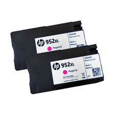 2PK Genuine HP 952XL High Yield Magenta Ink OfficeJet 8210 8720 8730 picture