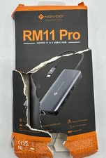 USB C Docking Station Triple Display -NOVOO RM11 Pro 11-In-1 USB C Dock with 8K picture