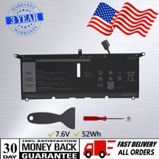 DXGH8 Battery For Dell XPS 13 7390 9370 9380 Inspiron 13 5390 7390 52Wh 4 Cell picture