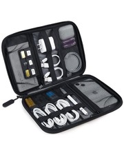 BAGSMART Large Electronic Organizer Travel Case for Tech Small, Black picture