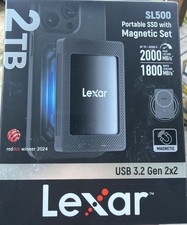 New Lexar SL500 2TB Portable External SSD Magnetic Set USB 3.2 Gen 2x2  picture