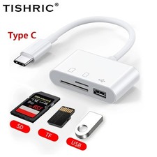 3-in-1 Type C Micro USB SD TF Card Reader Adapter OTG picture